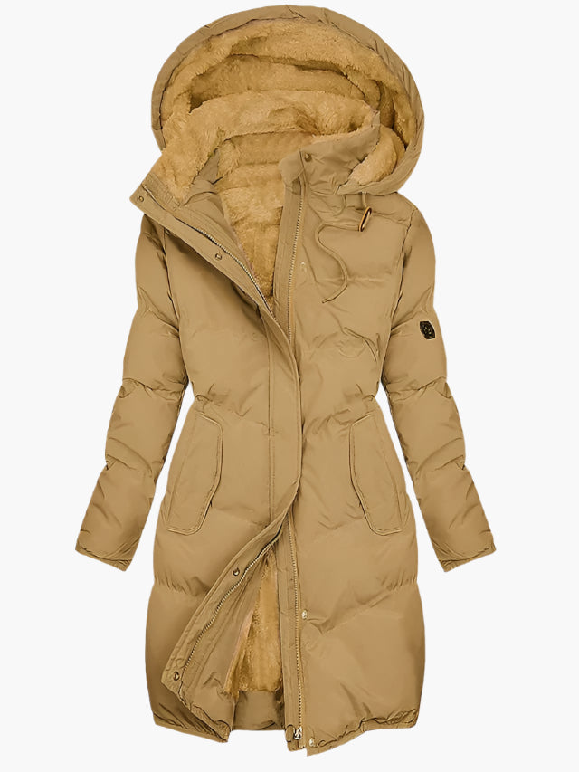Women's Quilted Hooded Winter Coat