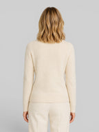 Women's Round Neck Button-Front Knit Cardigan