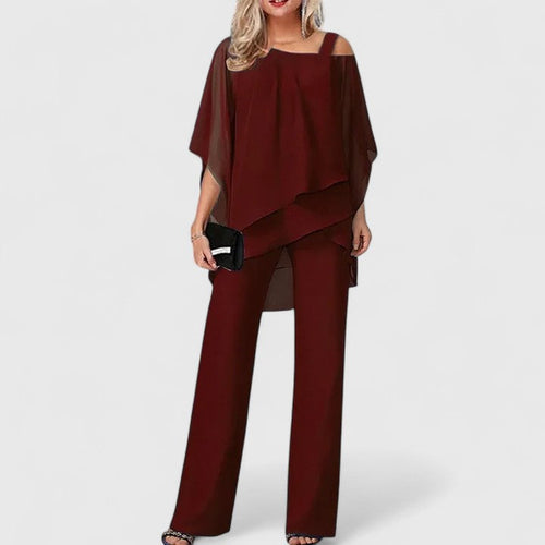 Kacob | Women's Tailored Two Piece Trouser Set – Co-Ord Christmas Party Outfit