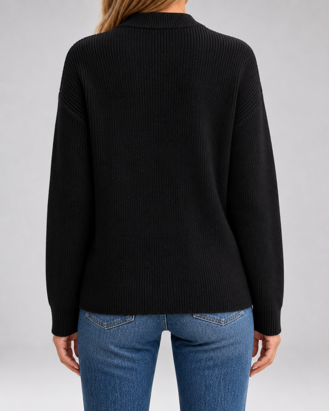 Women's Zip-Through Knit Cardigan with Patch Pockets